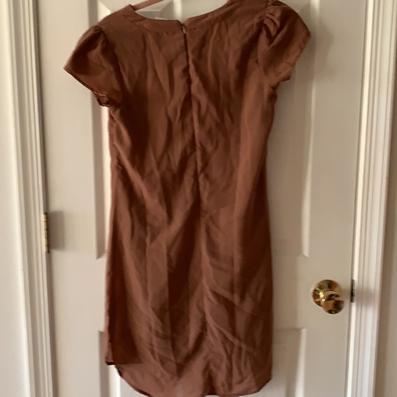 Vintage Japna tan / mauve short sleeve dress - Picture 7 of 7